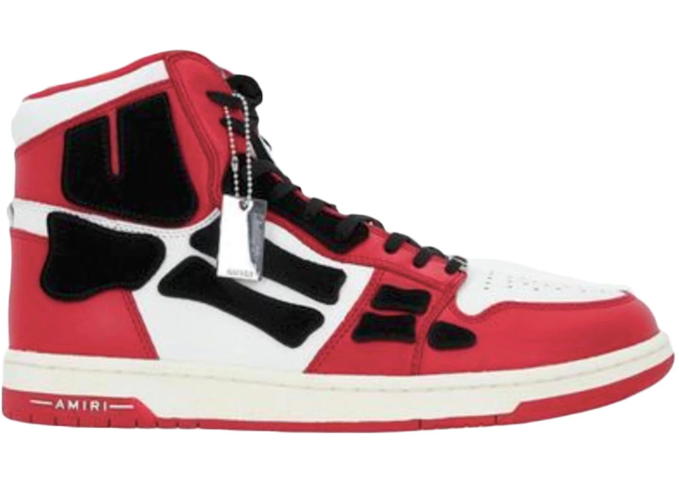 Amiri Skel Top Hi Red White