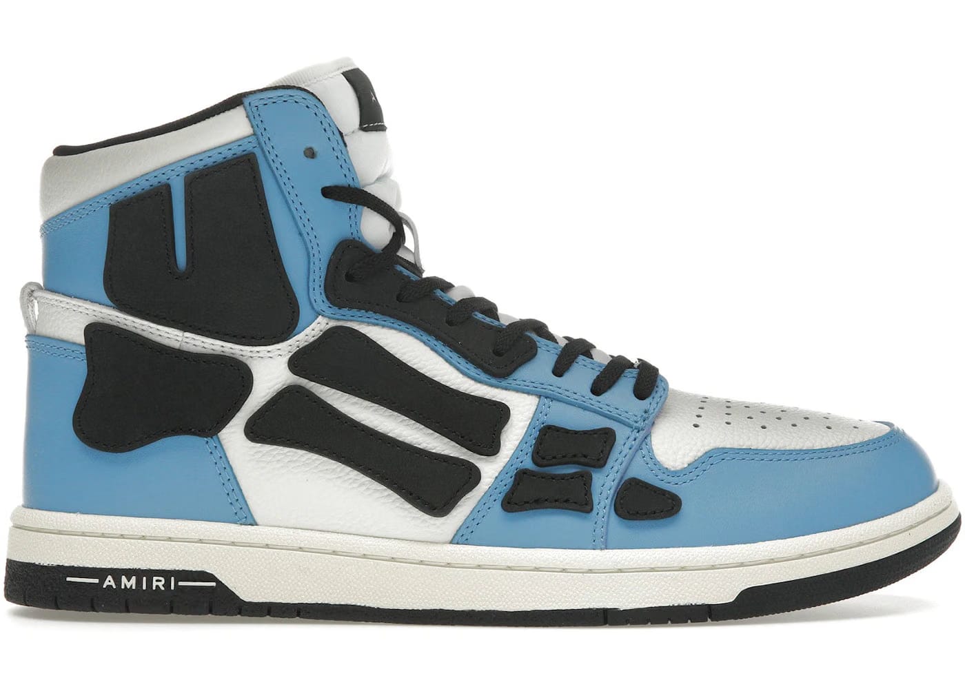 Amiri Skel Top High Carolina Blue White