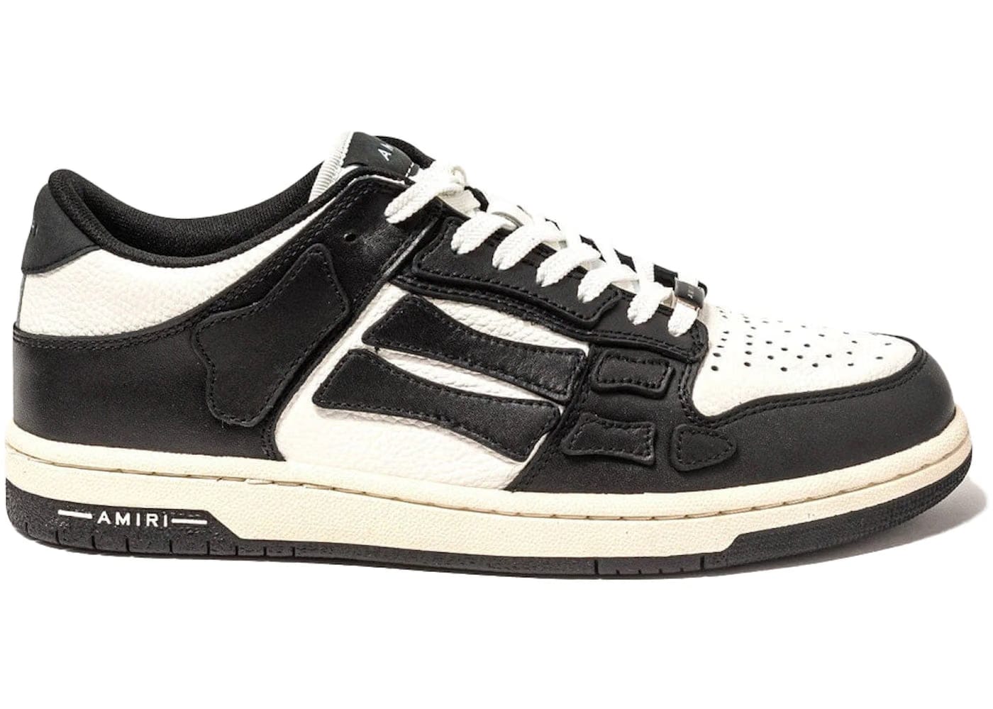 Amiri Skel Top Low Black Off White