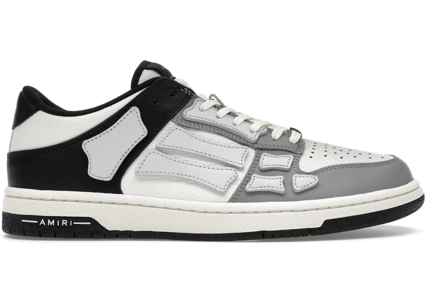 Amiri Skel Top Low Black White Grey