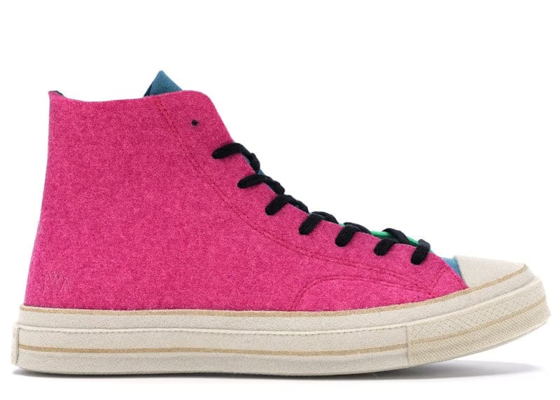Converse Chuck Taylor All Star 70 Hi Jw Anderson Felt Fuchsia Purple Island Green
