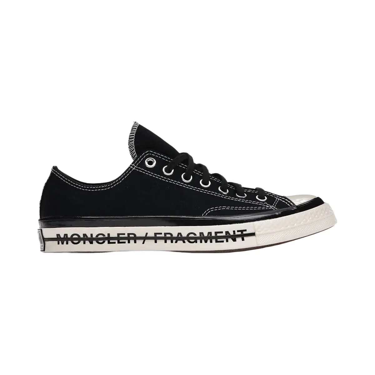 Fragment Design x Moncler x Converse Chuck 70 Low Black