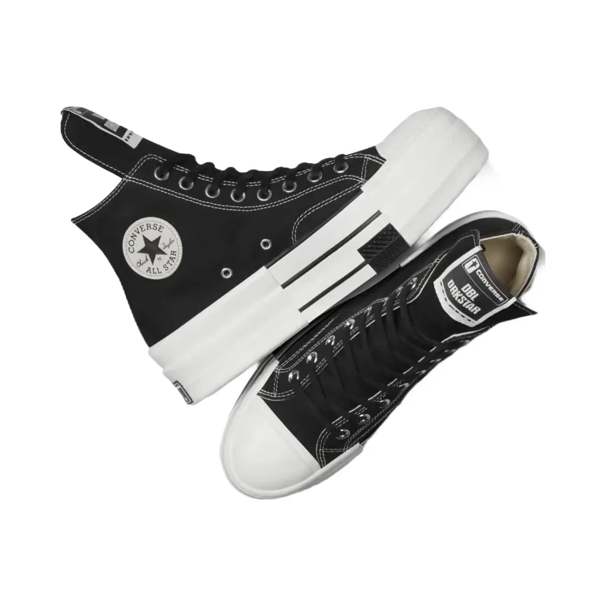 Converse Rick Owens x DRKSHDW DBL DRKSTAR Chuck 70 High 'Black'