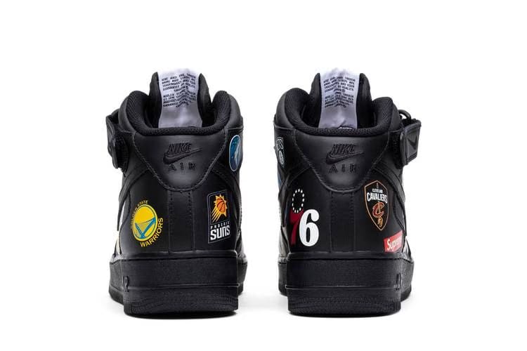 Supreme x NBA x Air Force 1 Mid 07 Black