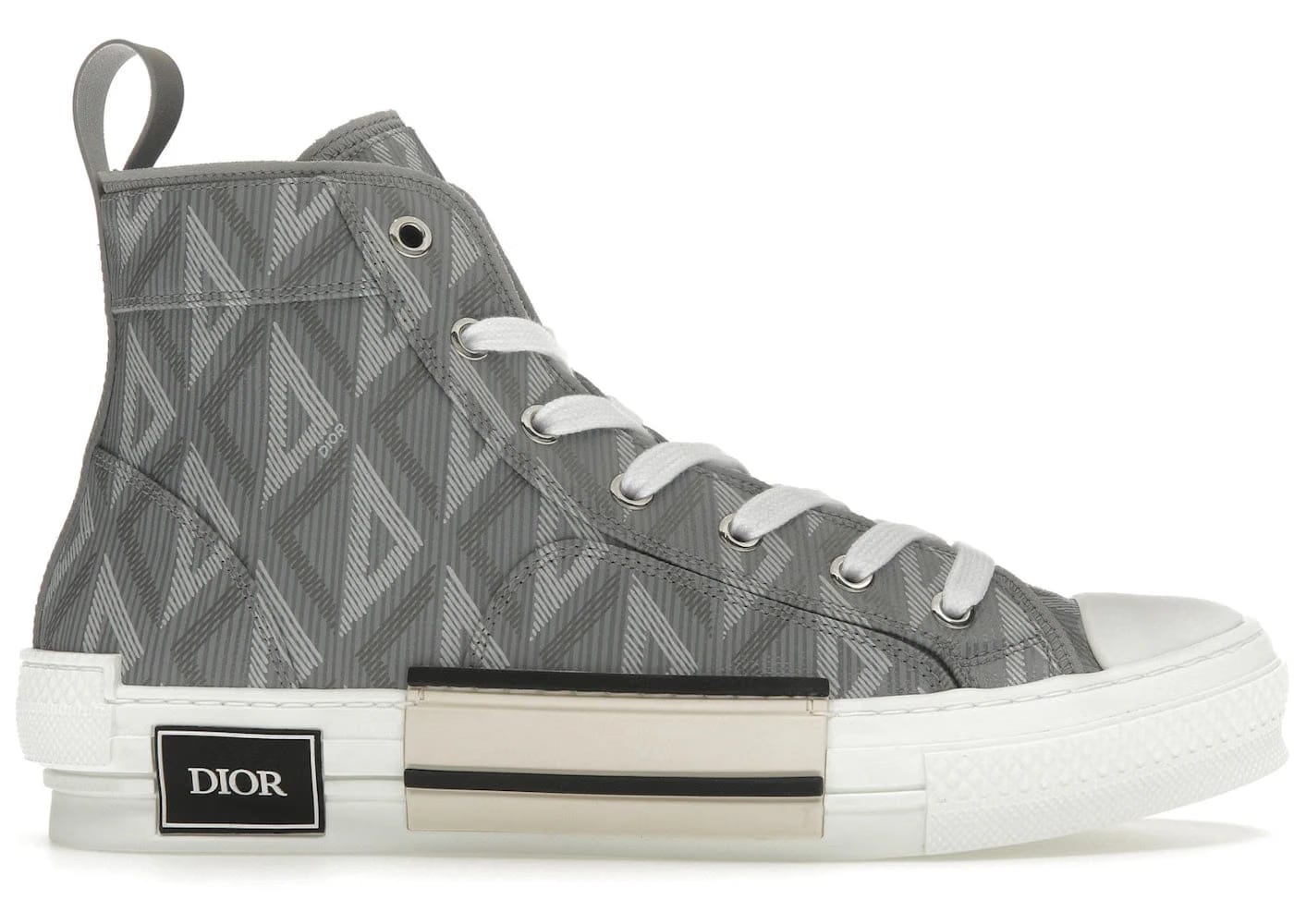 Dior B23 High Top Gray Cd Diamond