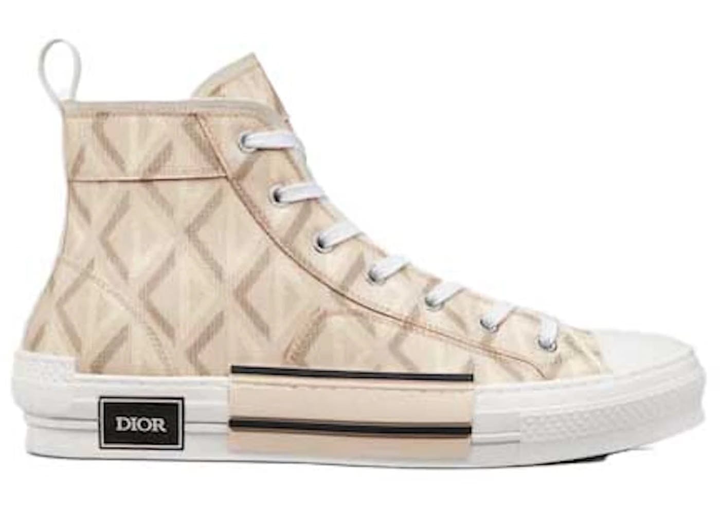 Dior B23 High Top Natural Cd Diamond