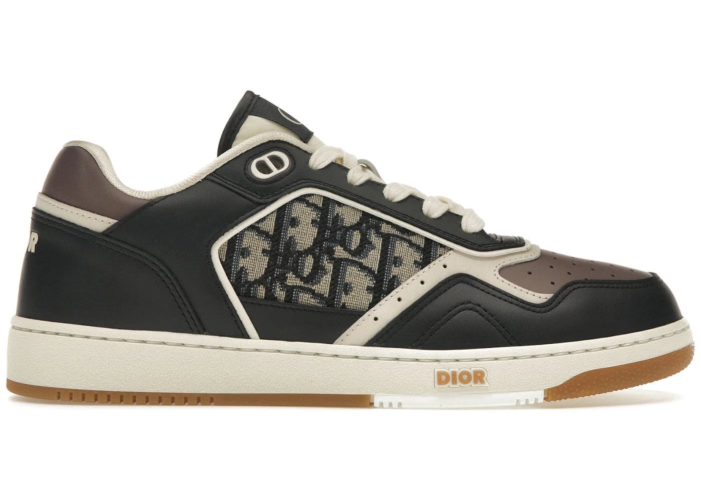 Dior B27 Low Deep Blue Plum Dior Oblique Jacquard