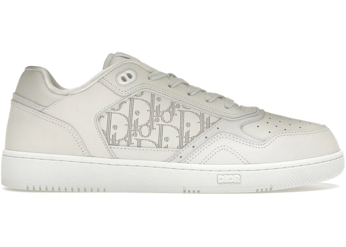Dior B27 Low-Top White Calfskin