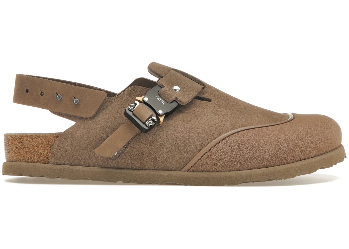 Dior x Birkenstock Tokio Mule Brown