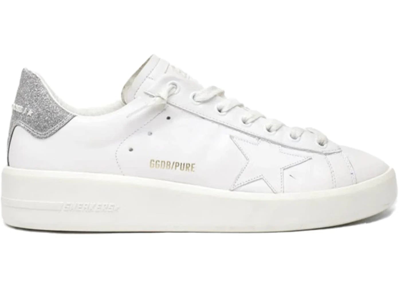 Golden Goose Wmns Purestar 'White Silver'