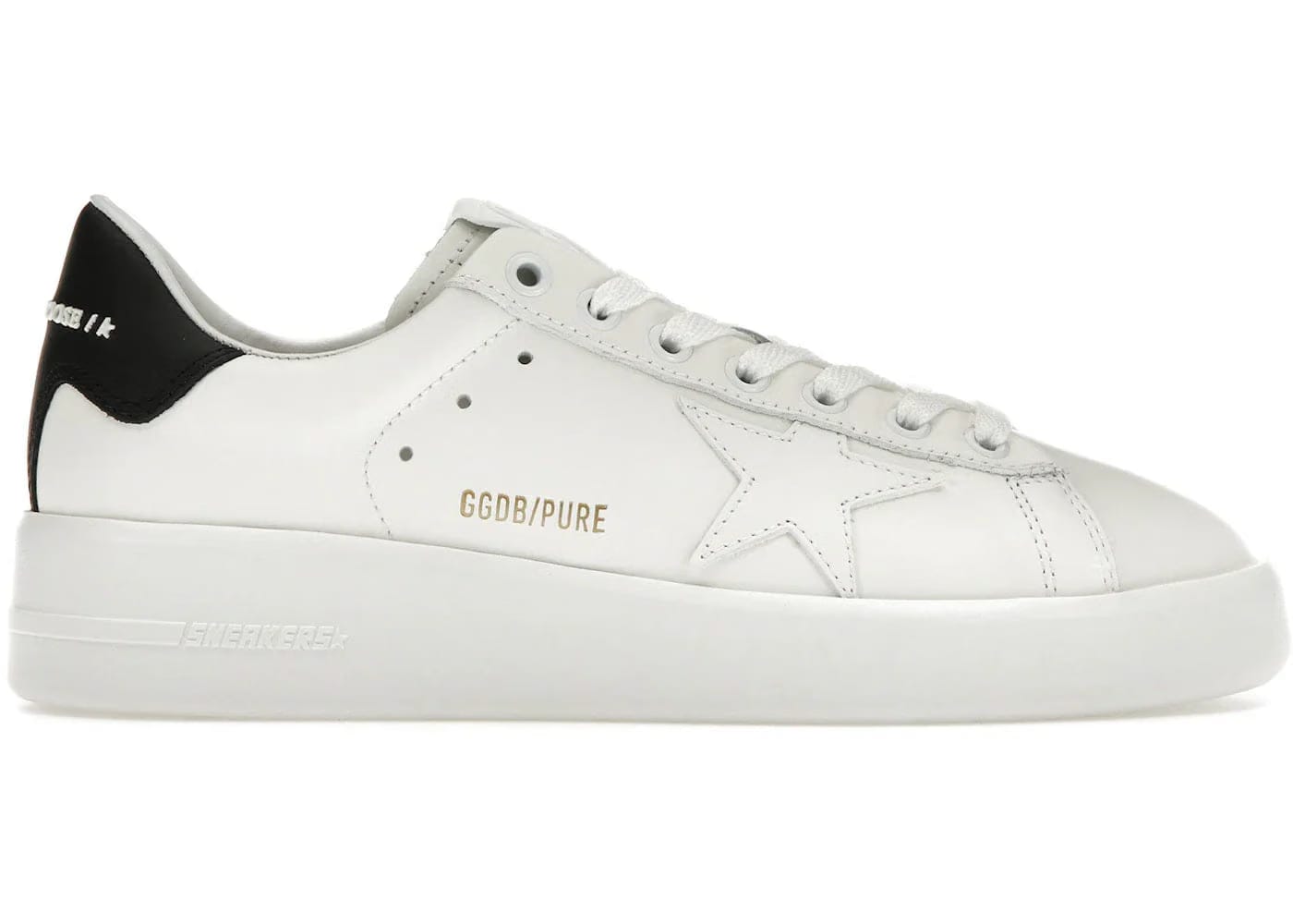 Golden Goose Purestar White Black Womens