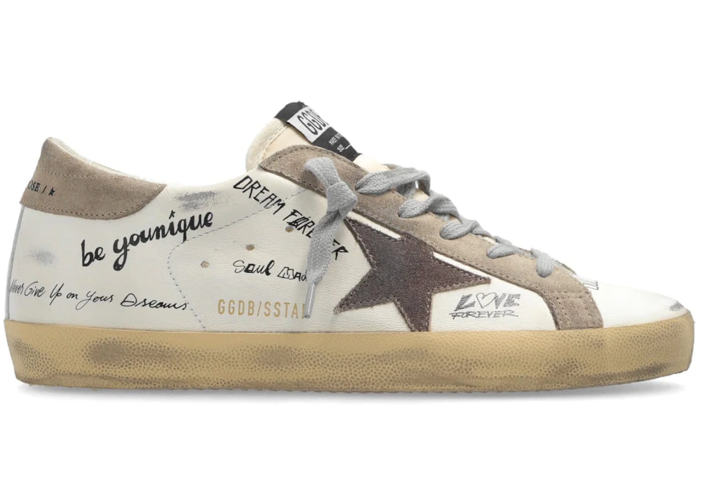Golden Goose Super-Star White Beige Womens