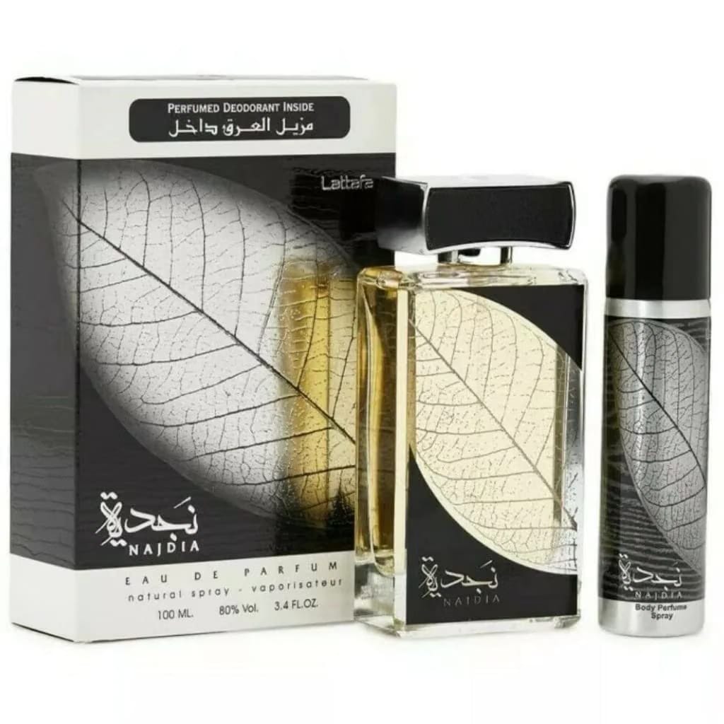 Lattafa Najdia EDP Unisex Perfume + Deodorant