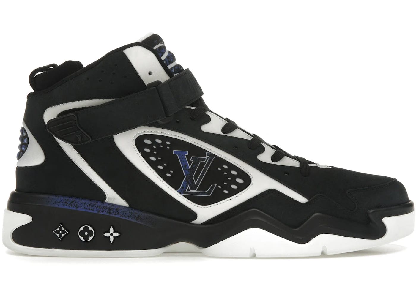 Louis Vuitton Lv Trainer 2 Black White Blue