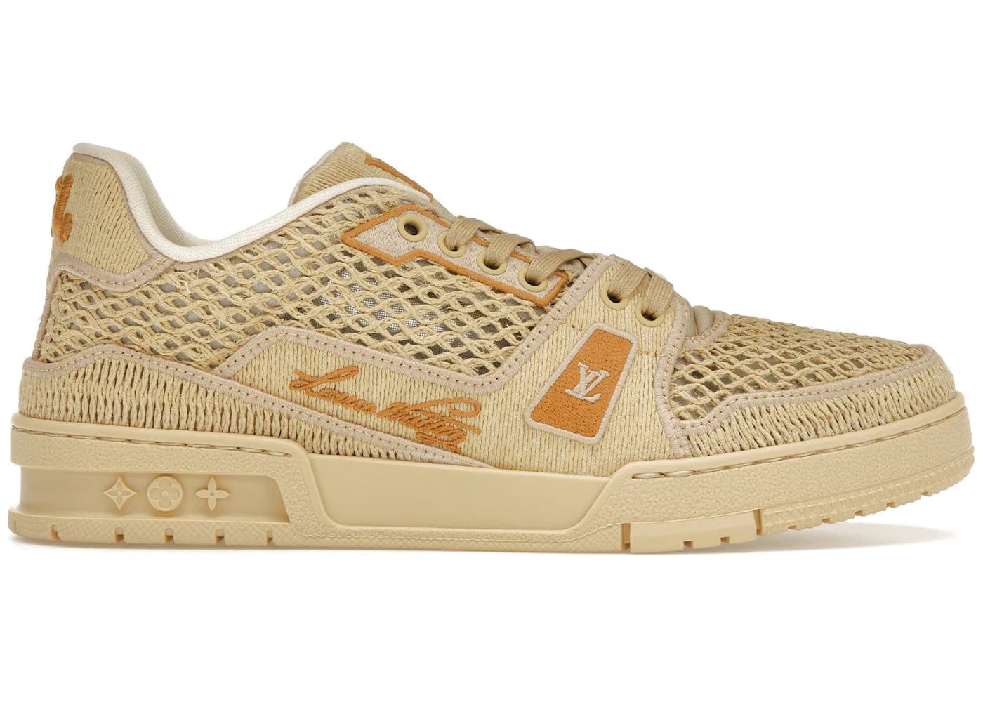 Pharrell Williams x Louis Vuitton Trainer Raffia