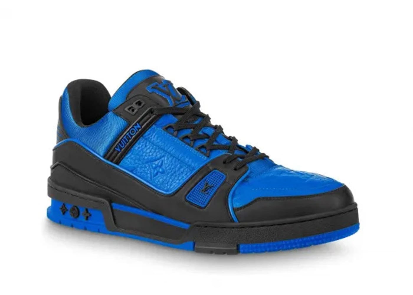 Louis Vuitton Trainer Low Black Blue