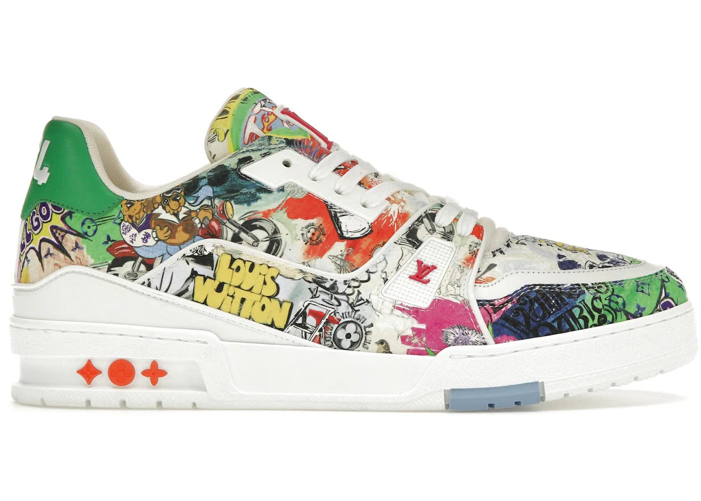Louis Vuitton Lv Trainer Comic Motifs Multi Ss23