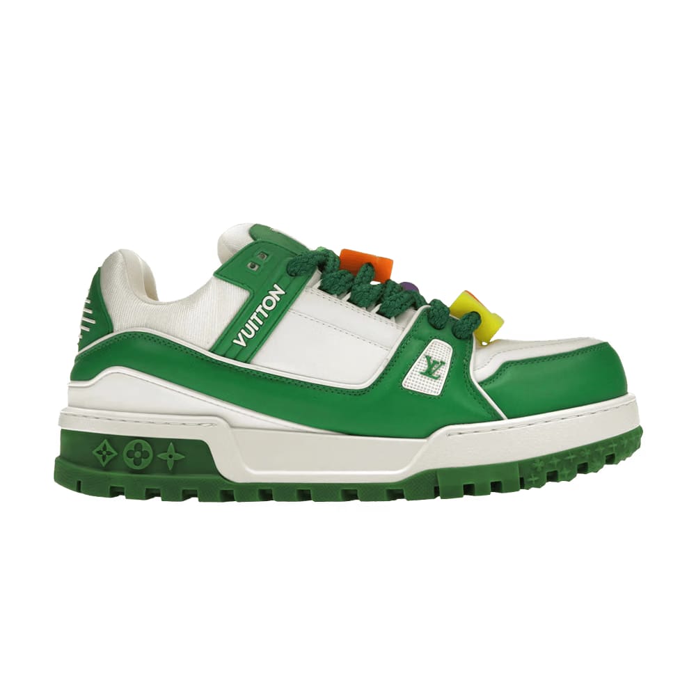 Louis Vuitton Lv Trainer Maxi Sneaker White Green