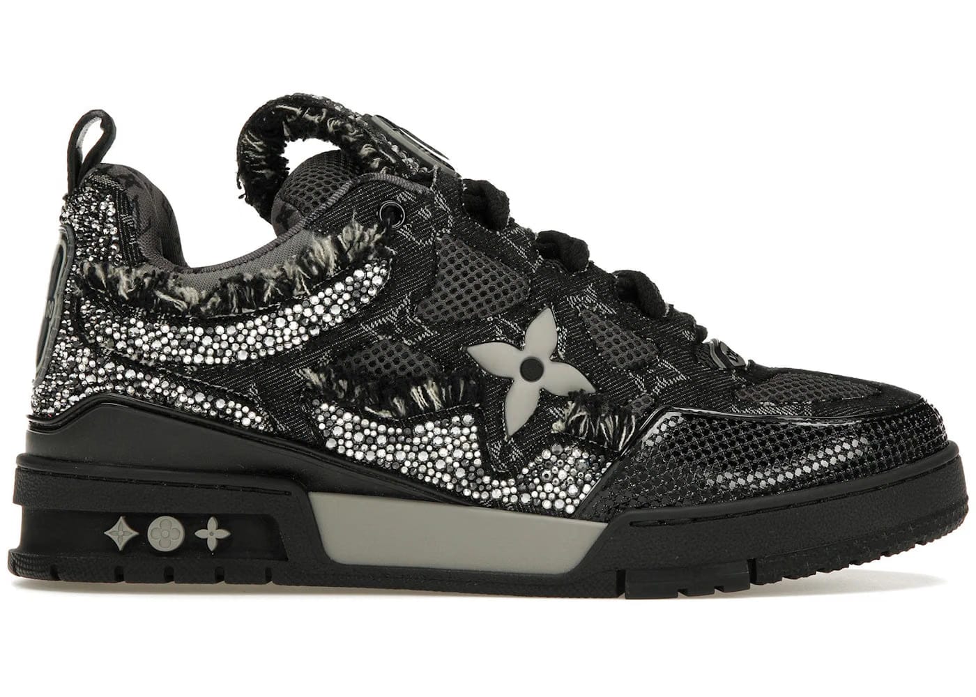 Louis Vuitton Skate Sneaker Black Swarovski Monogram