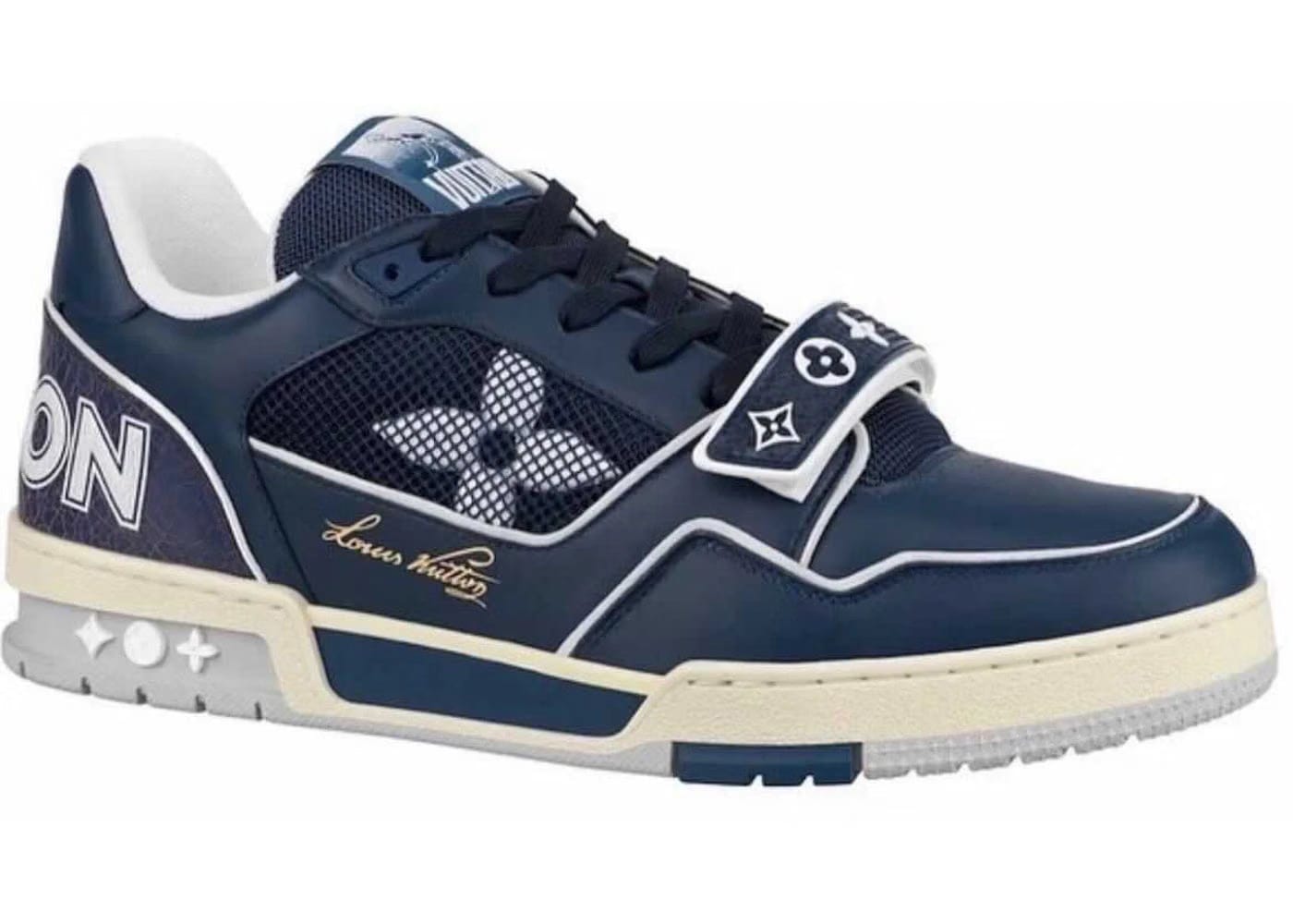 Louis Vuitton Trainer Navy Mesh