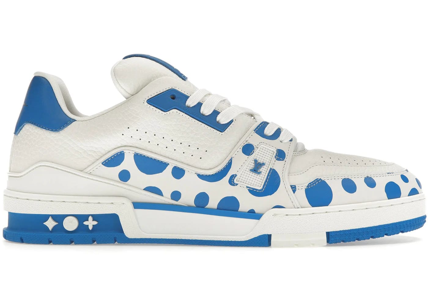 Yayoi Kusama x Louis Vuitton Trainer White Blue Infinity Dots