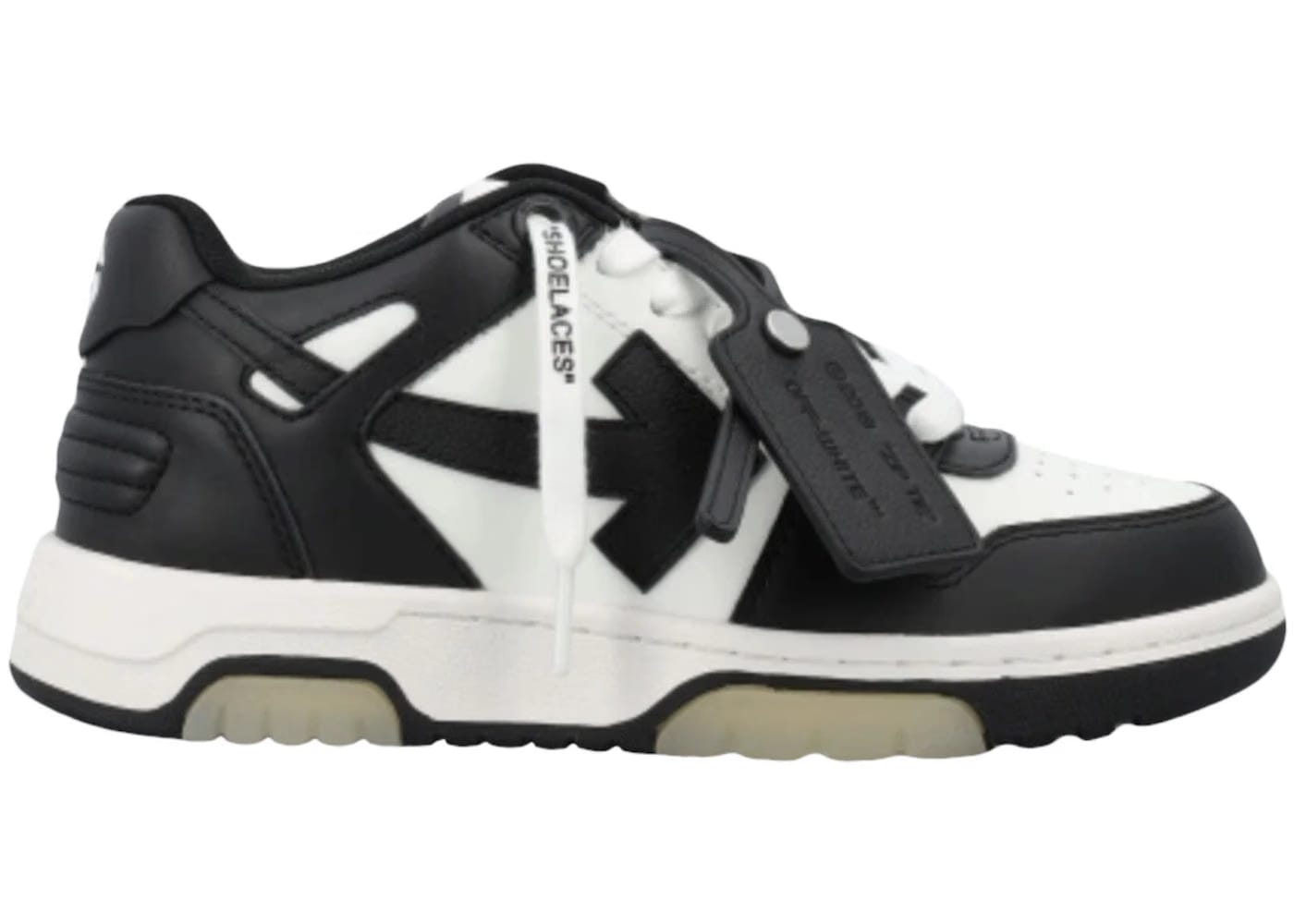 Off-White Out Of Office Ooo Low Black White Womens