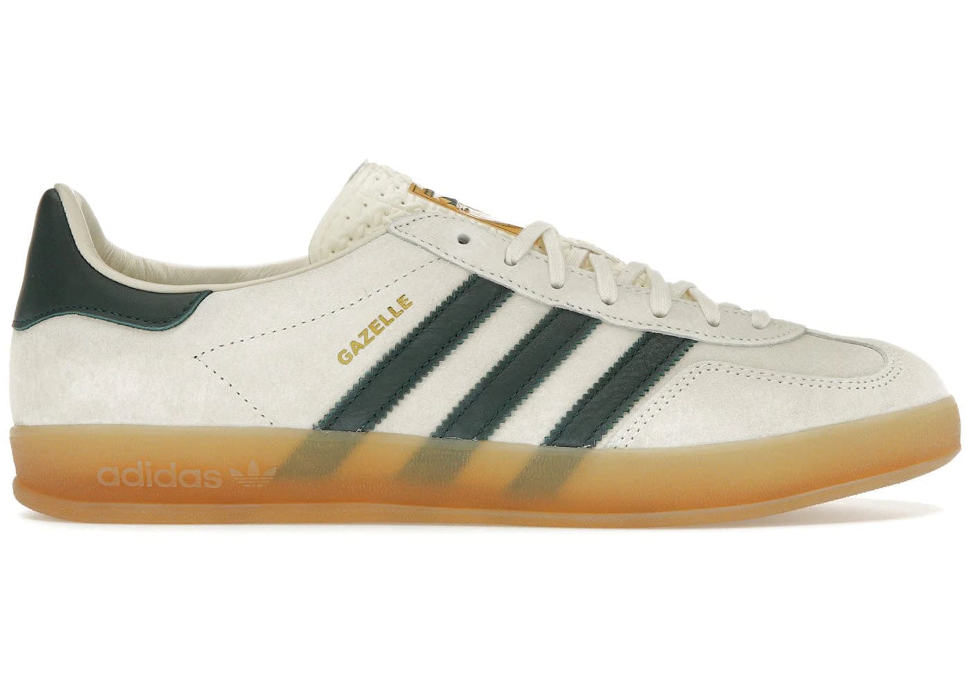 Adidas Gazelle Indoor Cream White Green Gum