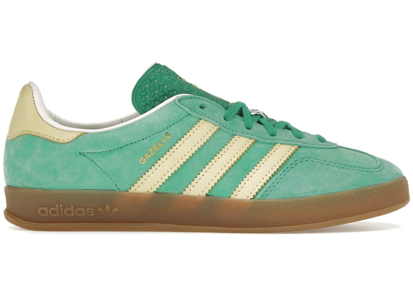 Adidas Gazelle Indoor Semi Court Green Almost Yellow
