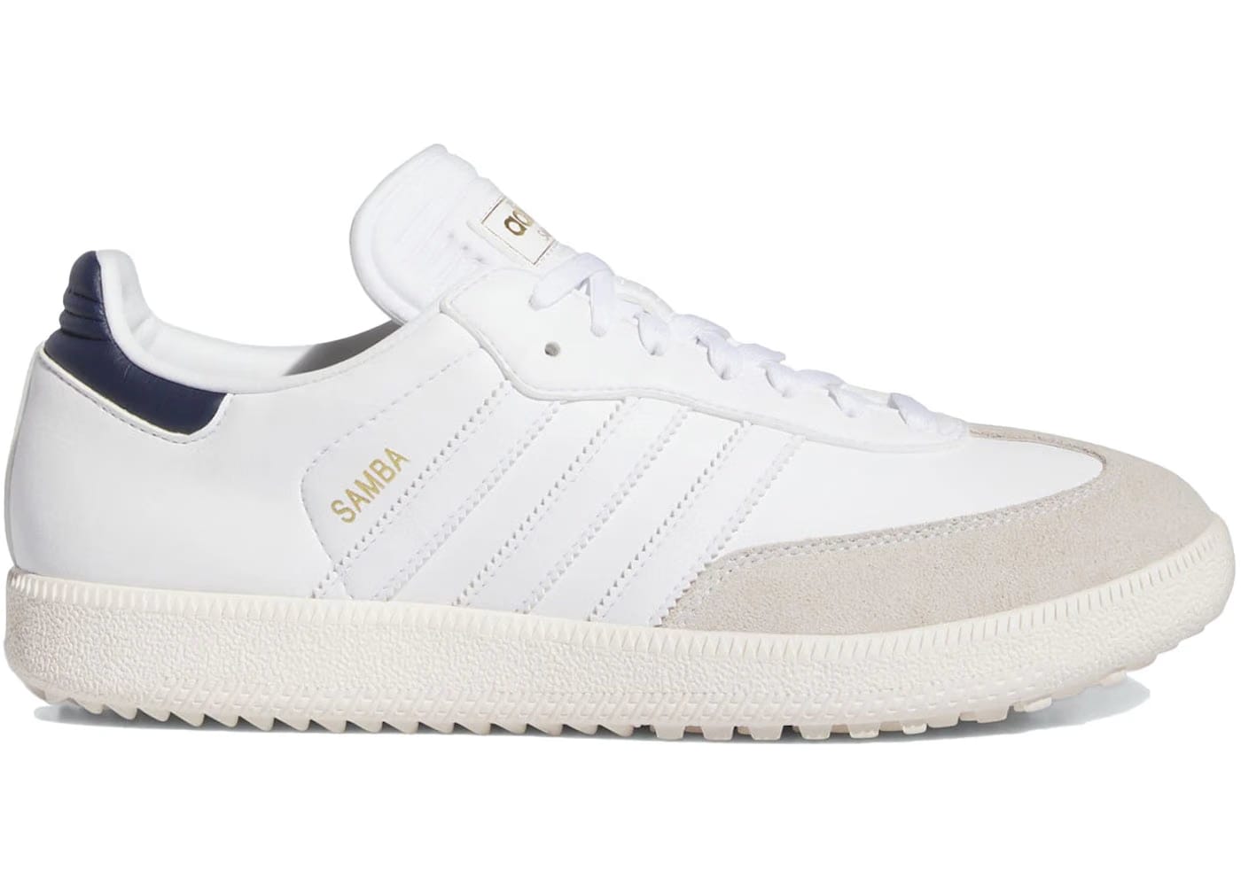 Samba Spikeless Golf White Collegiate Navy