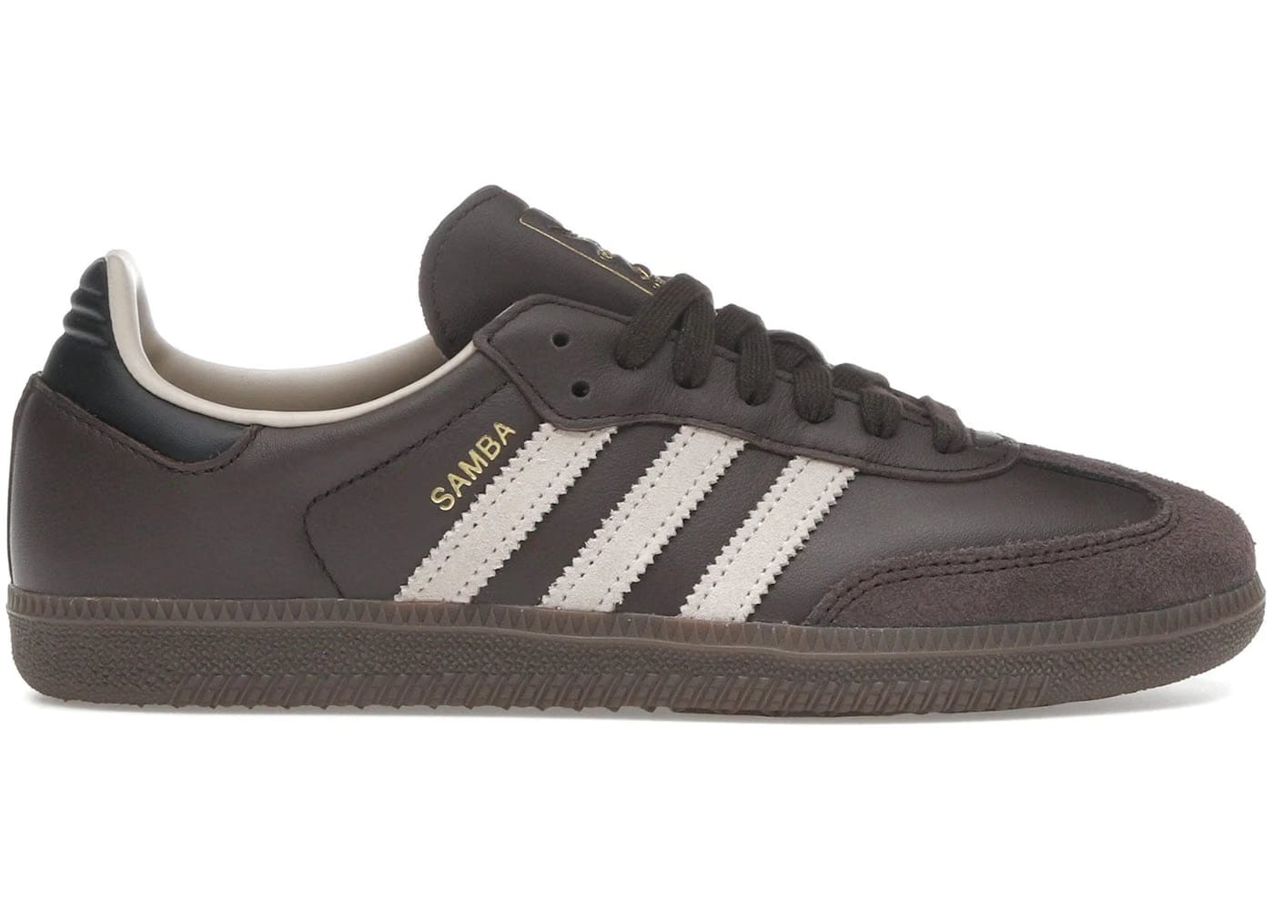 Adidas Samba OG Dark Brown Beige Gum