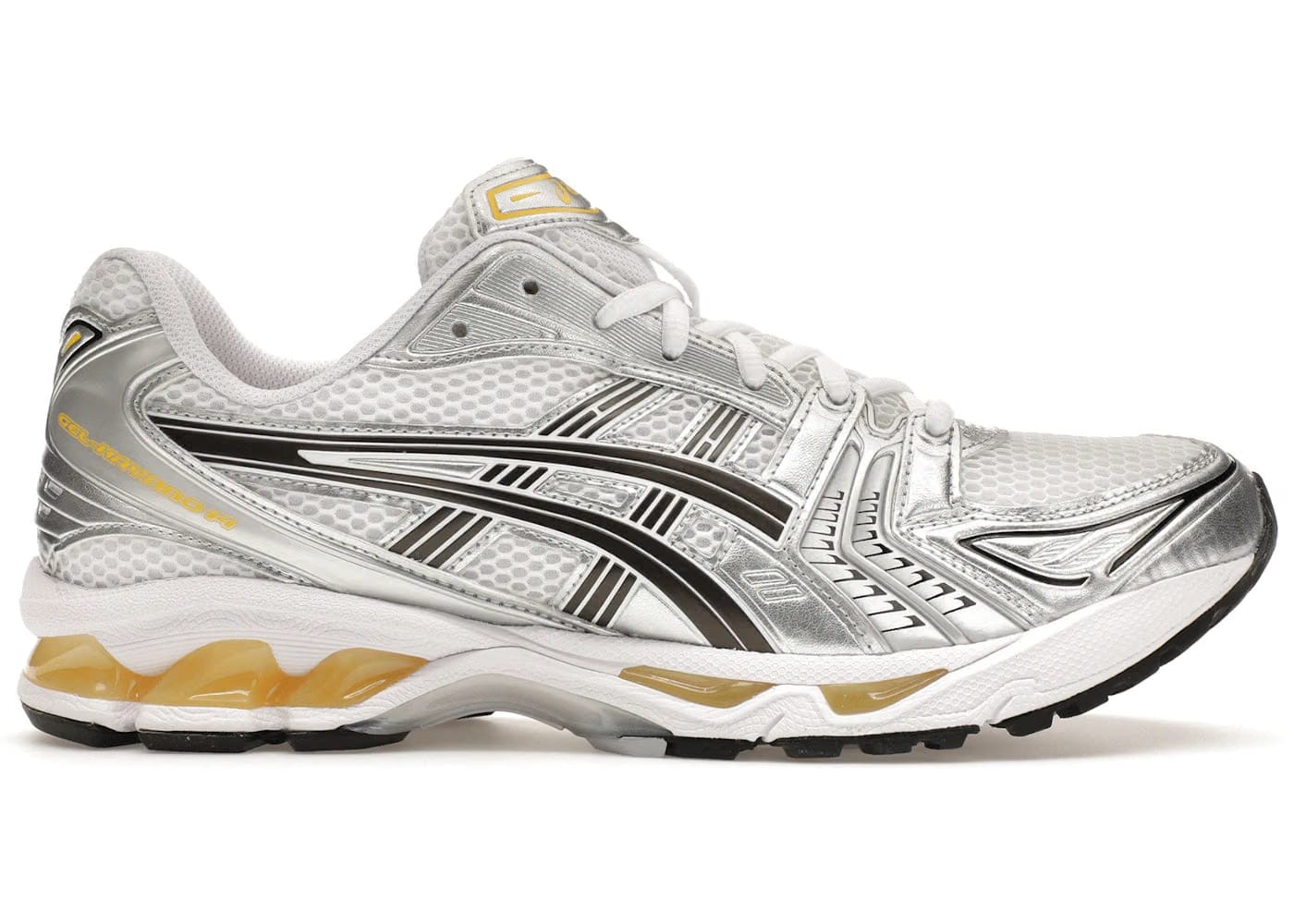 Asics Gel Kayano 14 White Tai-CHI Yellow