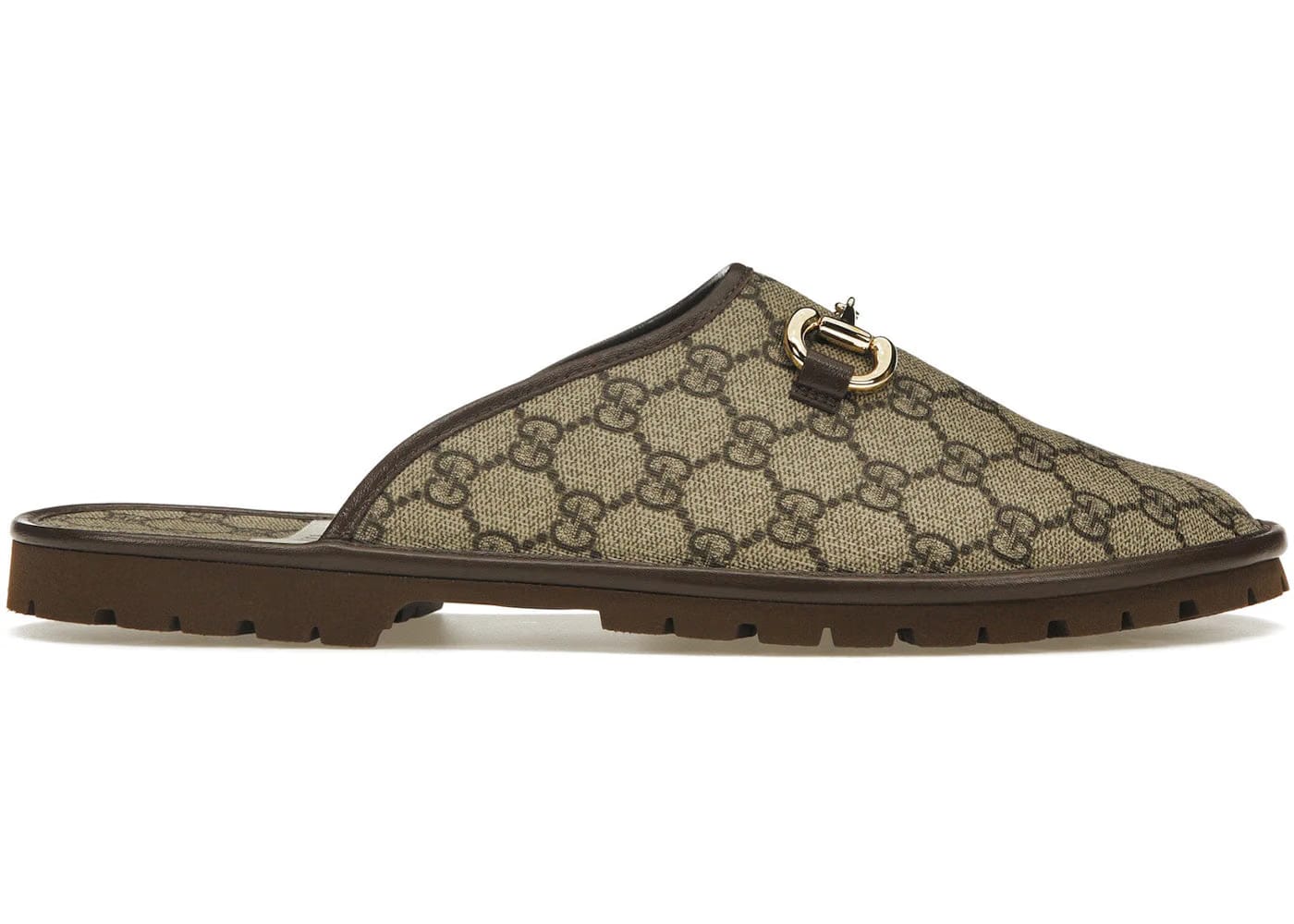 Gucci Gg Slipper Beige Canvas