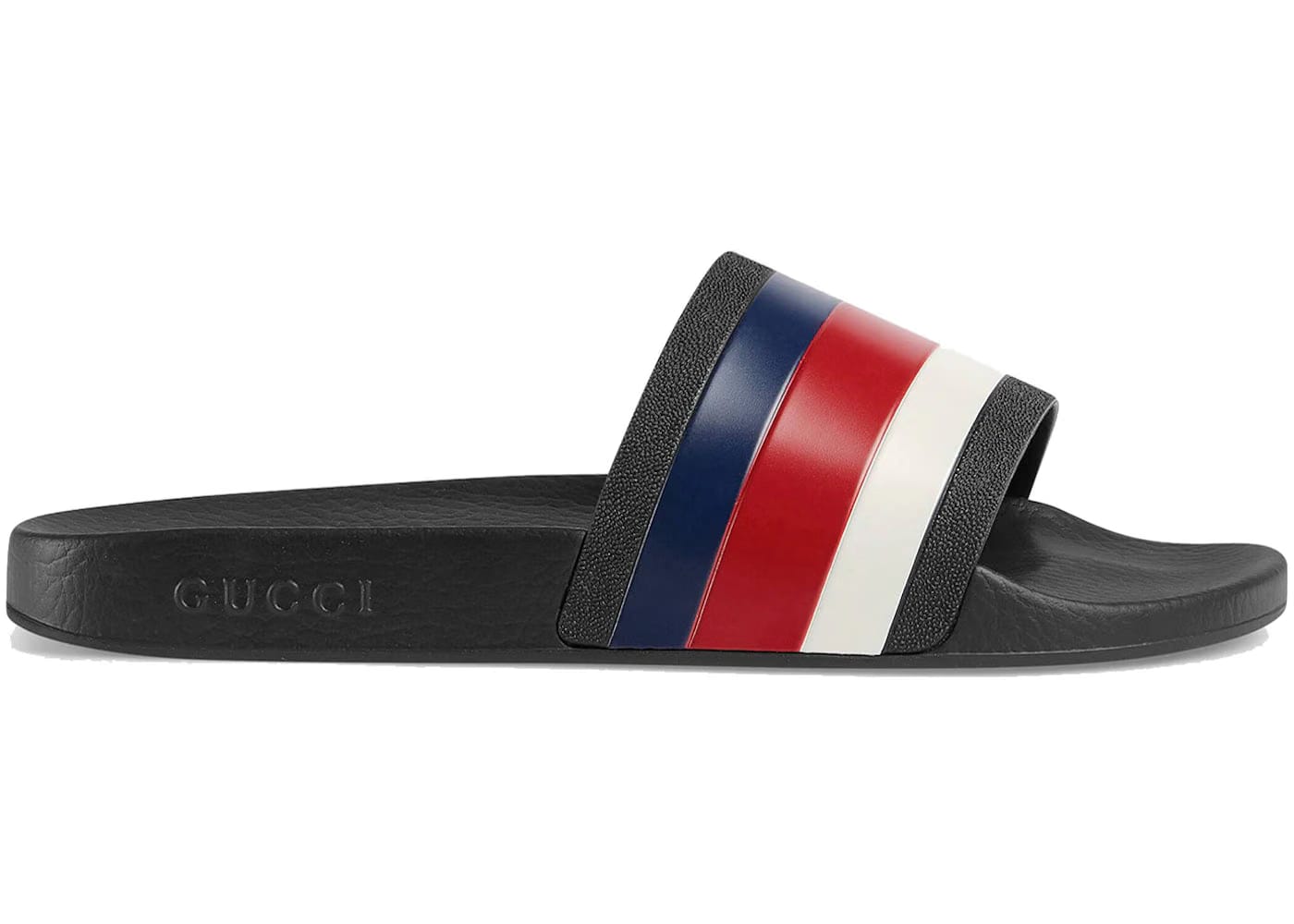 Gucci Pursuit '72 Slide Blue White Stripe