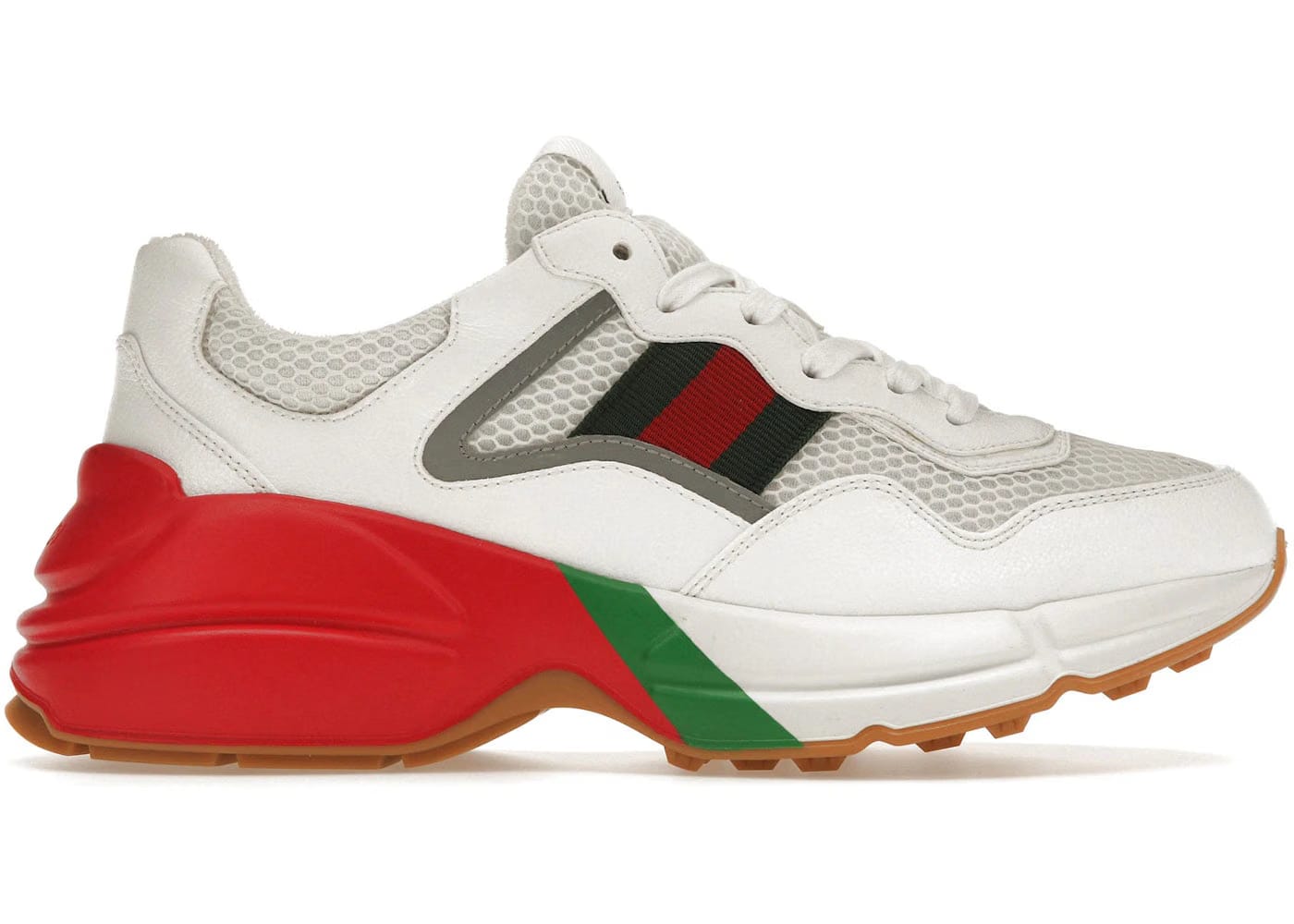 Gucci Rhyton White Red Green Reflective