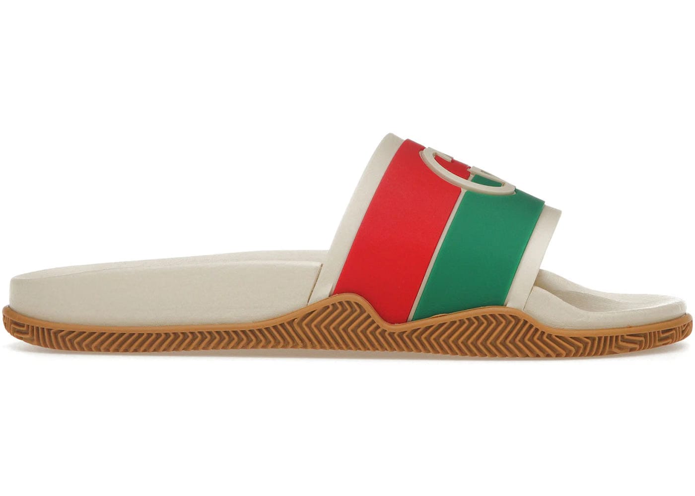 Gucci Slide Interlocking G - Orange Green