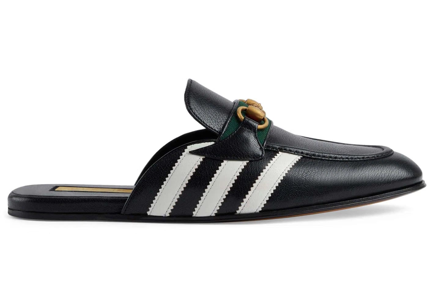 Gucci x Adidas Horsebit Slippers Black