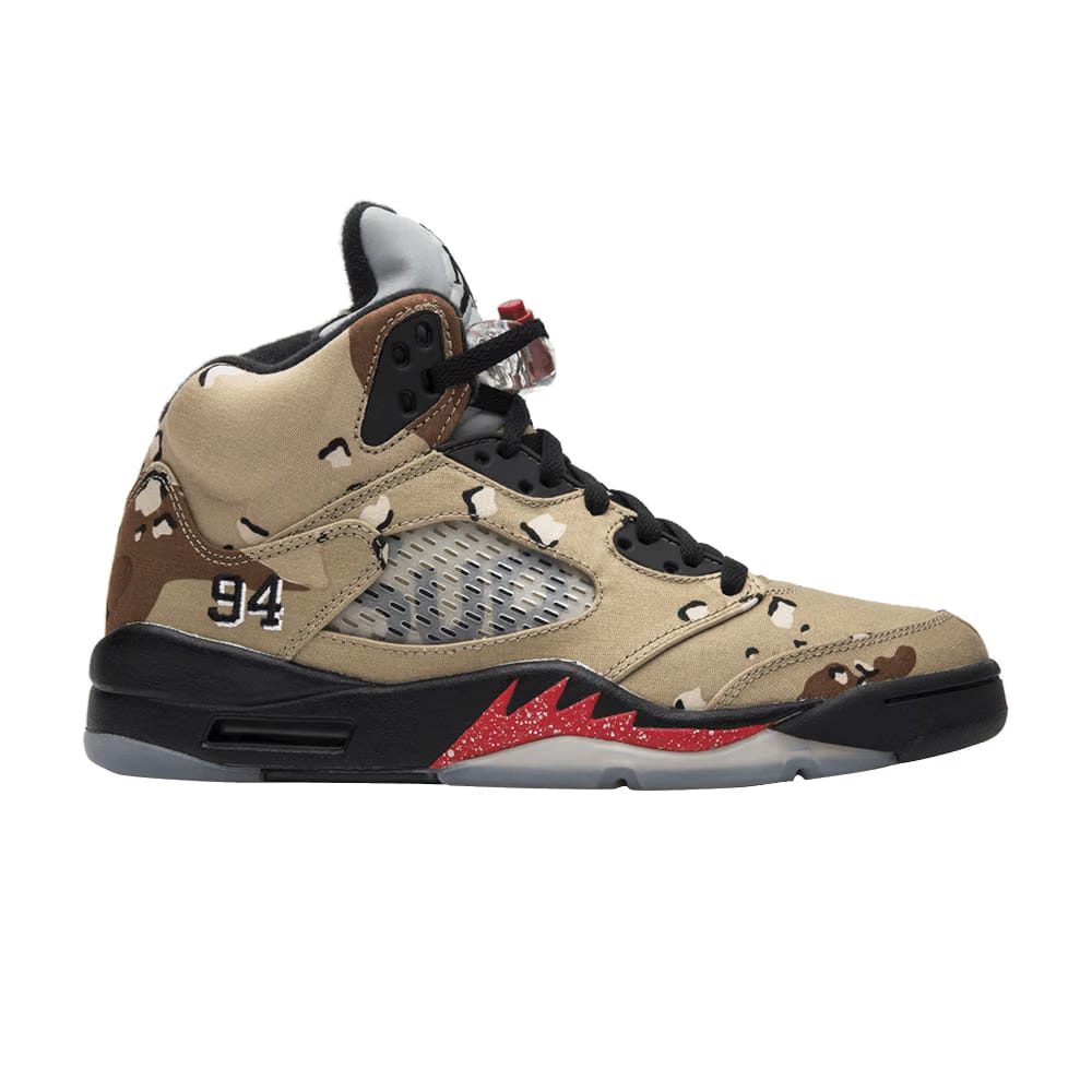 Jordan 5 Retro Supreme Desert Camo