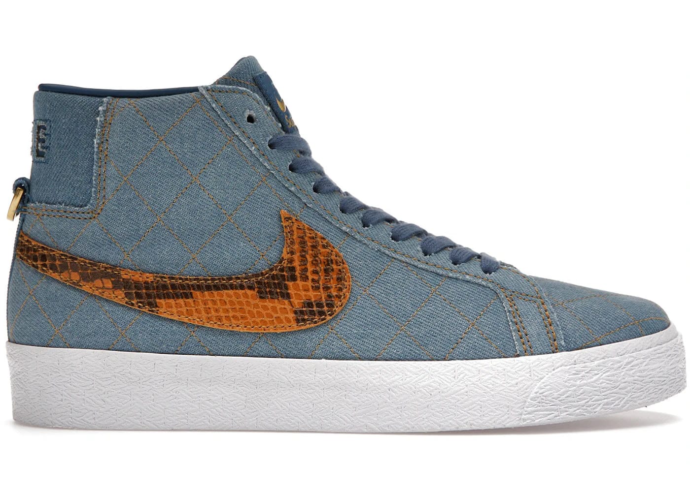 Nike Sb Blazer Mid Qs Supreme Denim