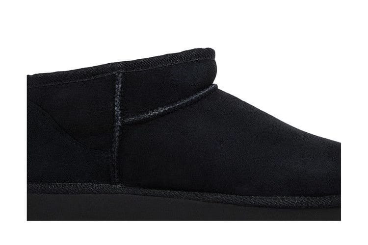Ugg Classic Ultra Mini Boot Black Womens