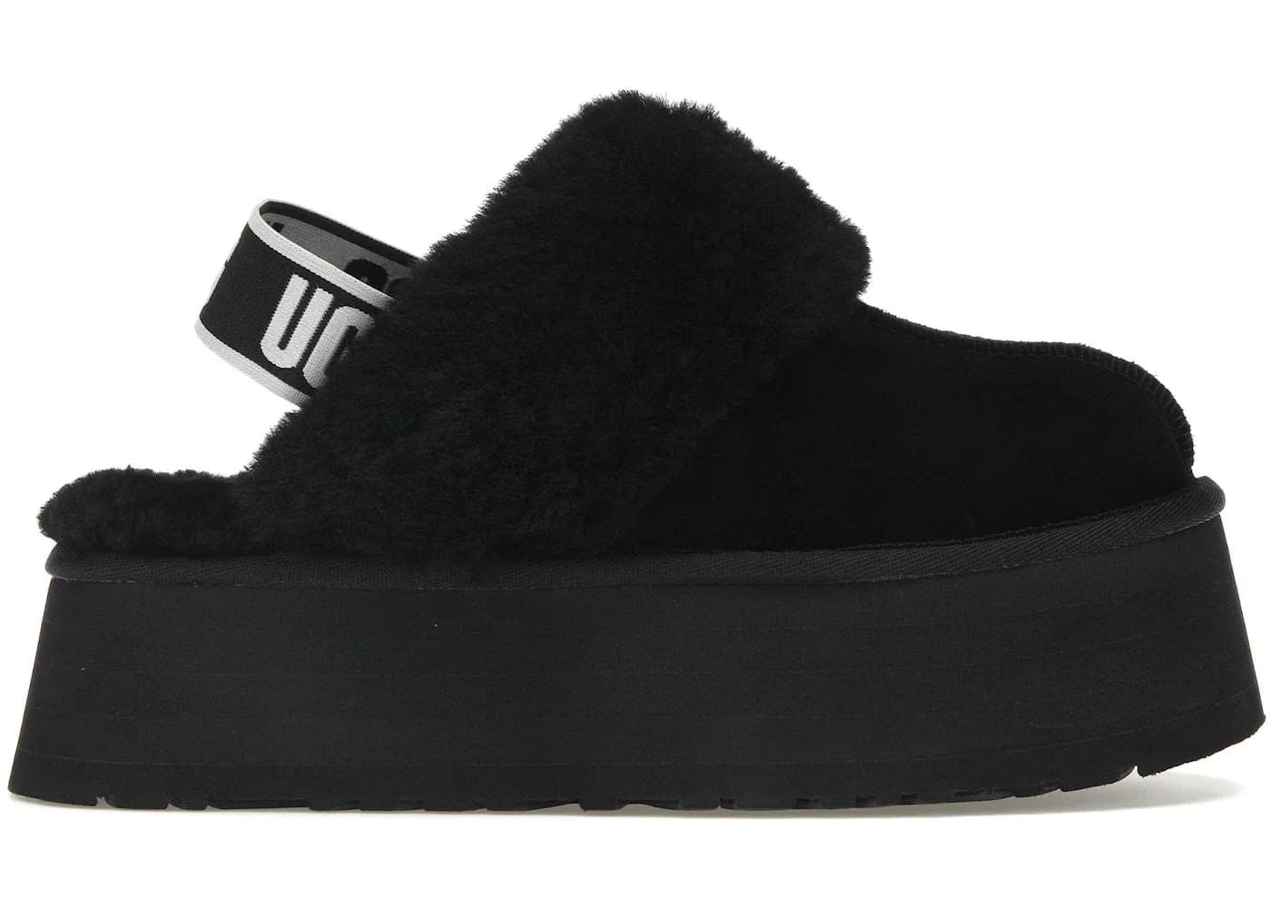 UGG Wmns Funkette Slipper 'Black'