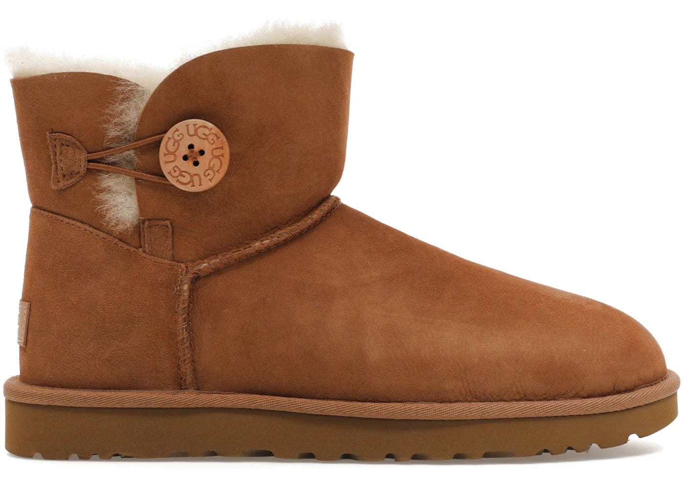 UGG Wmns Mini Bailey Button 2 Boot 'Chestnut'