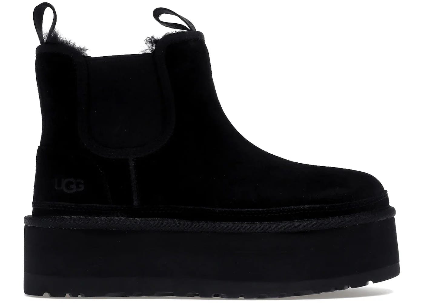 Ugg Neumel Platform Chelsea Boot Black Womens