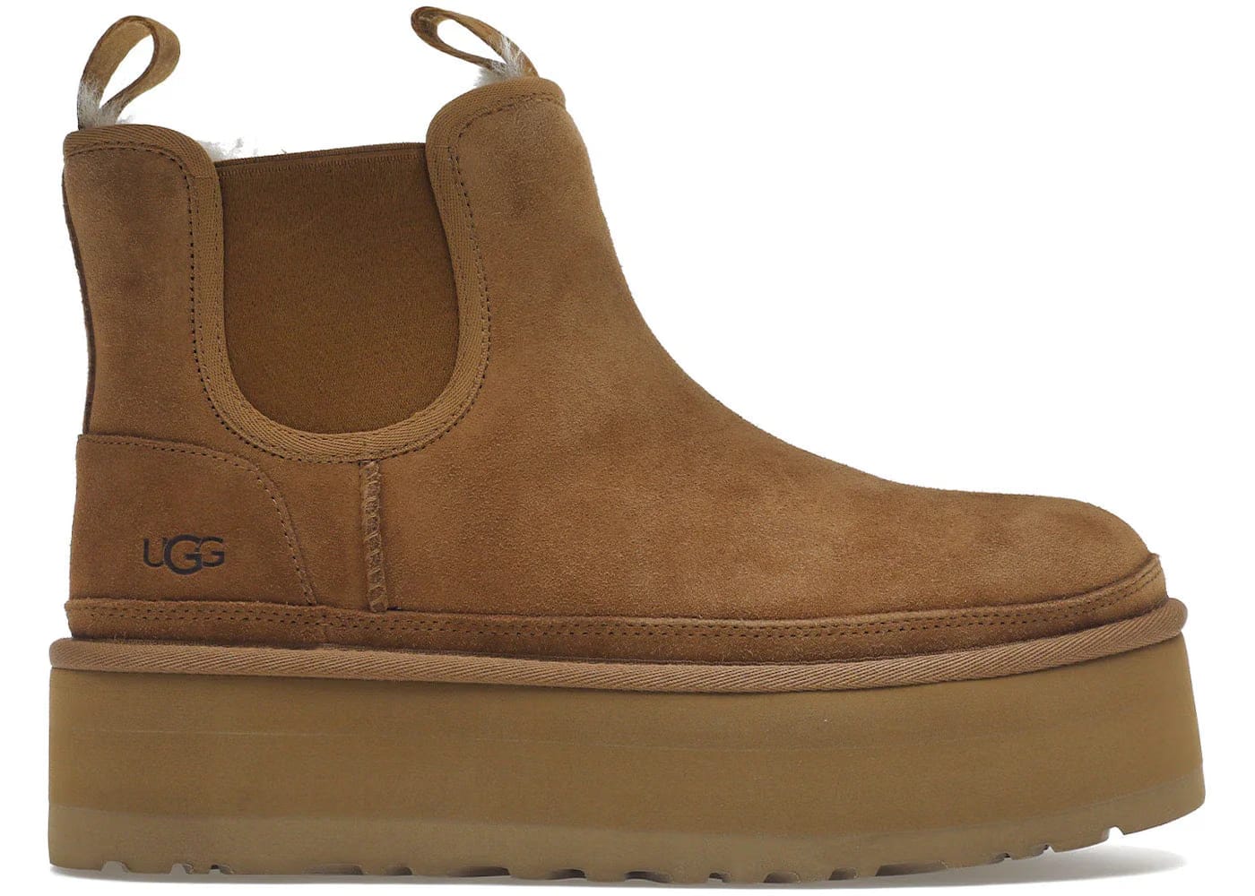 Ugg Neumel Platform Chelsea Boot Chestnut Womens