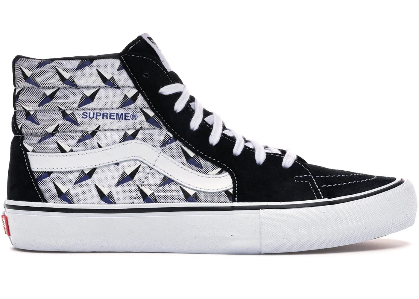 Vans Supreme x Sk8-Hi Pro Diamond Plate Black Grey