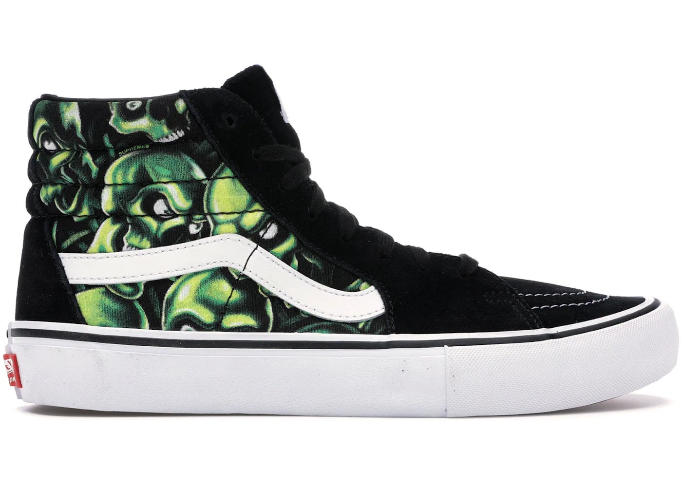 Vans Supreme x Sk8-Hi Glow-In-The-Dark Skull Pile
