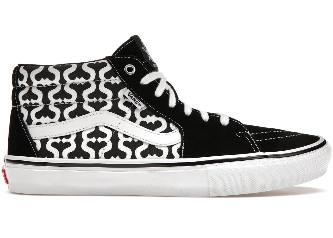 Vans Skate Grosso Mid Supreme Monogram S Logo Black
