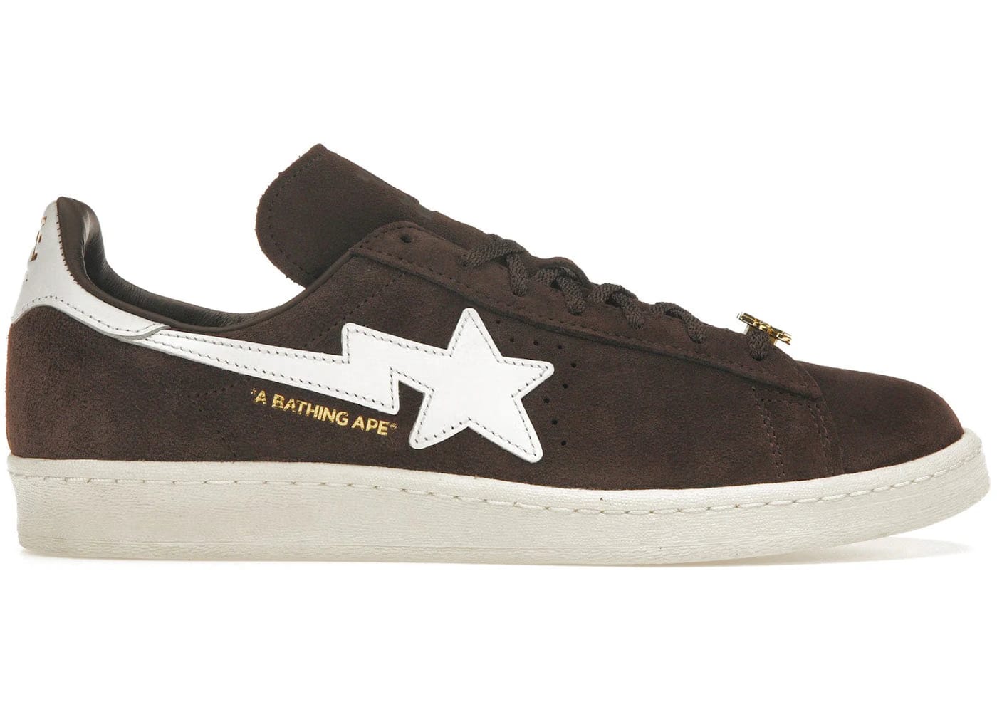 Adidas Campus 80S Bape 30Th Anniversary Brown