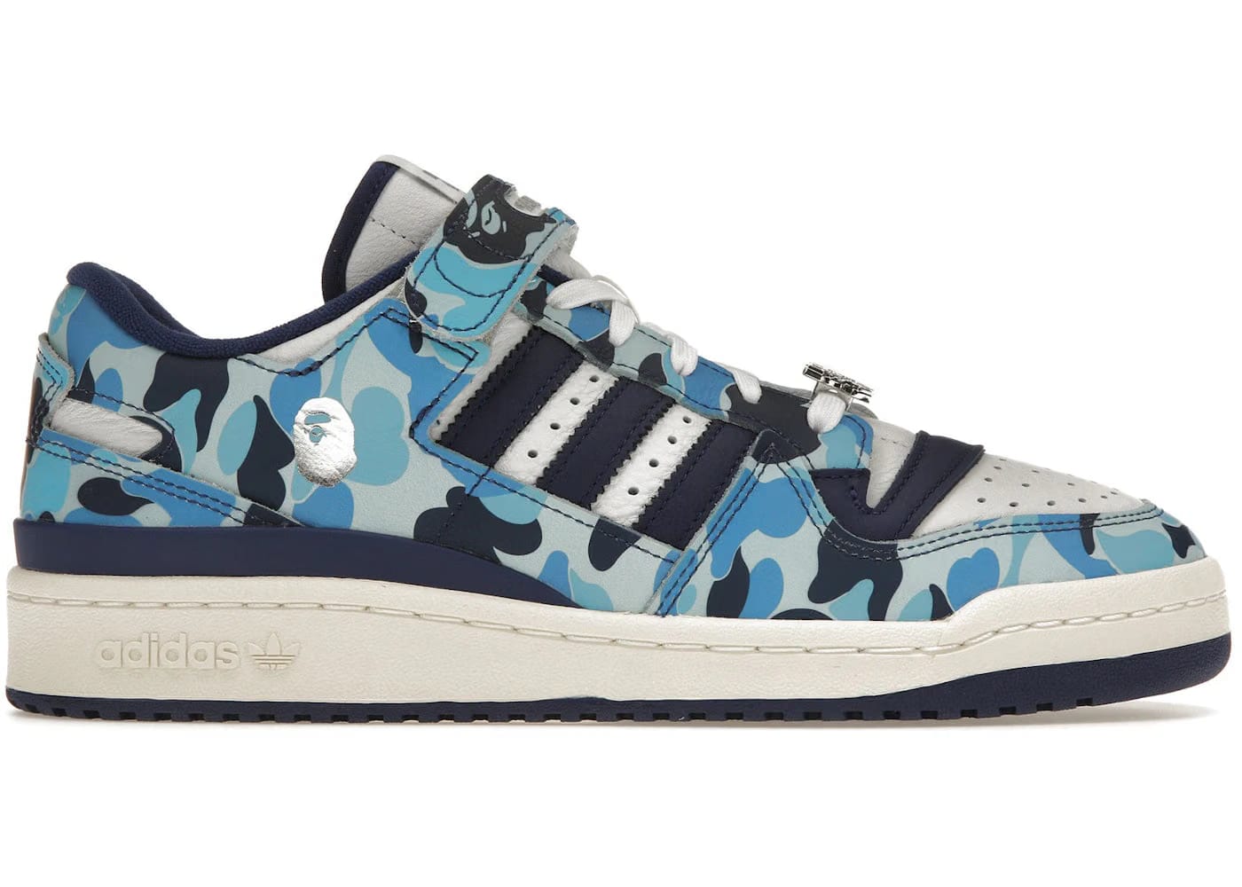 Adidas Forum 84 Low Bape 30Th Anniversary Blue Camo