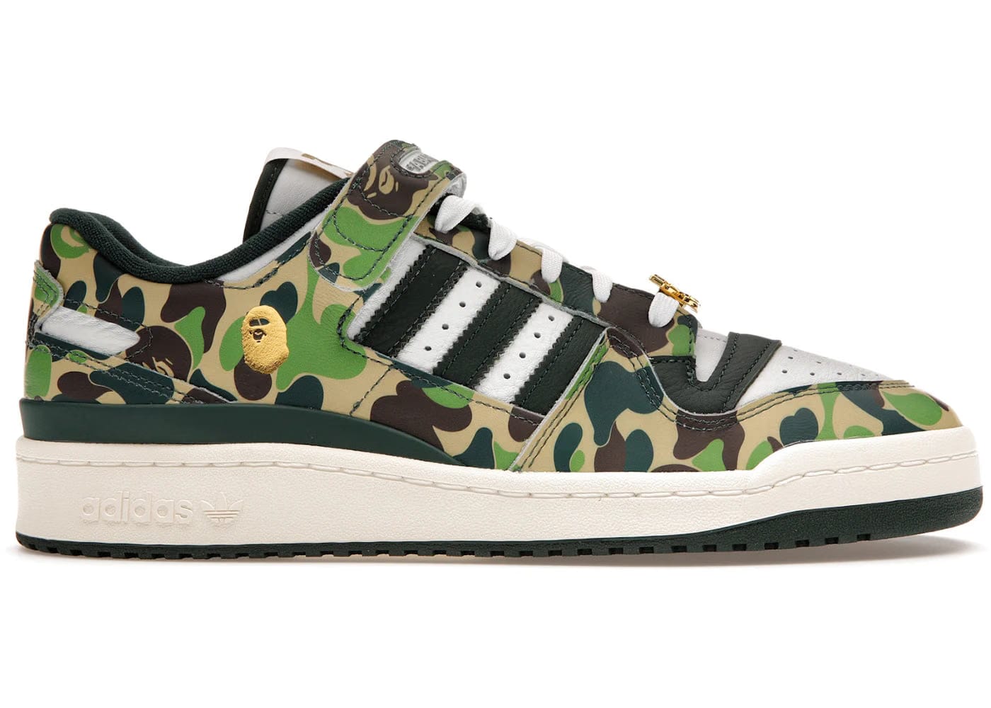 Adidas Forum 84 Low Bape 30Th Anniversary Green Camo