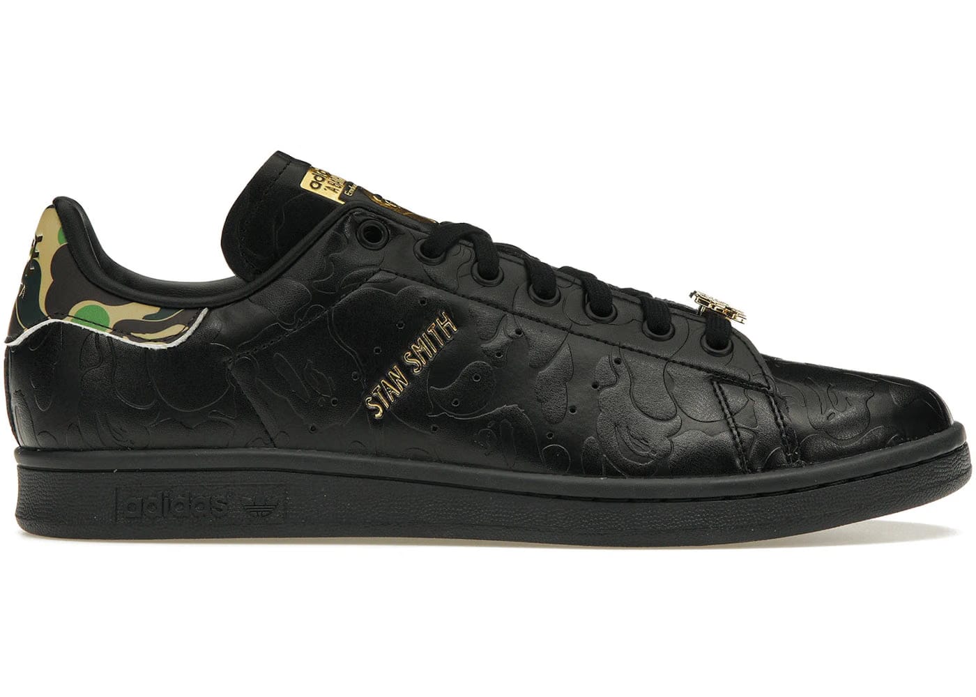 Adidas Stan Smith Bape 30Th Anniversary Black